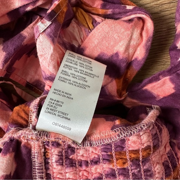 NWOT Anthropologie Cross Back Tank Blouse - Picture 6 of 7